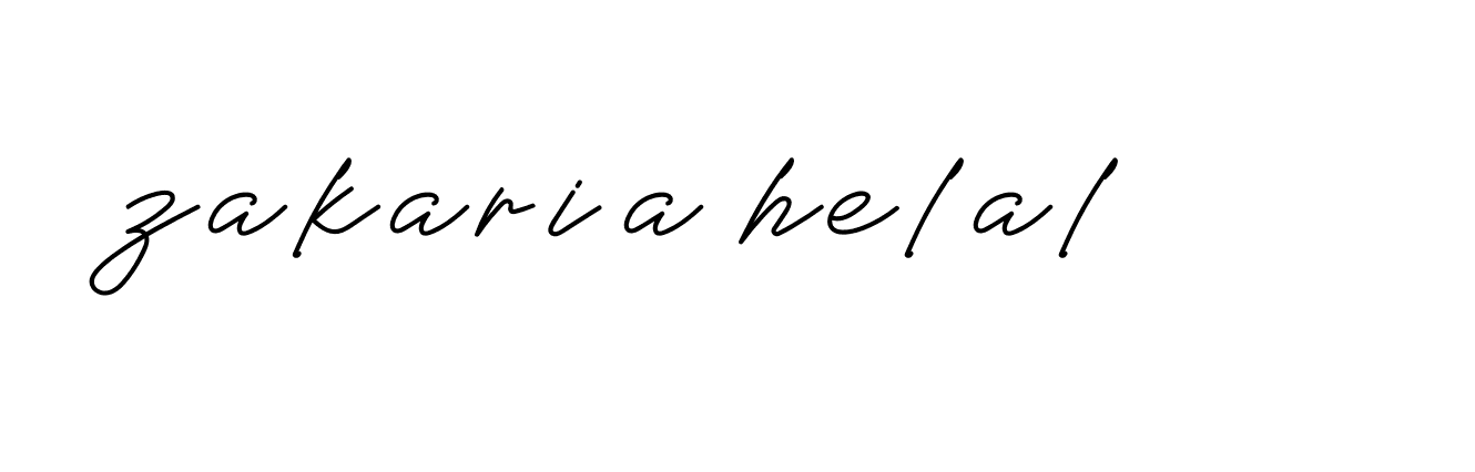 Signature of zakaria-helal