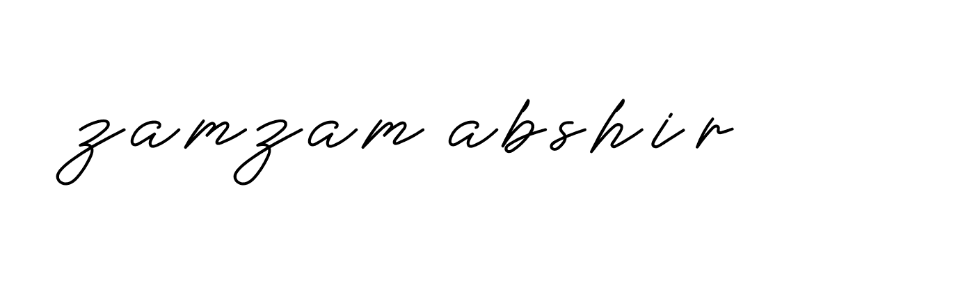 Signature of zamzam-abshir