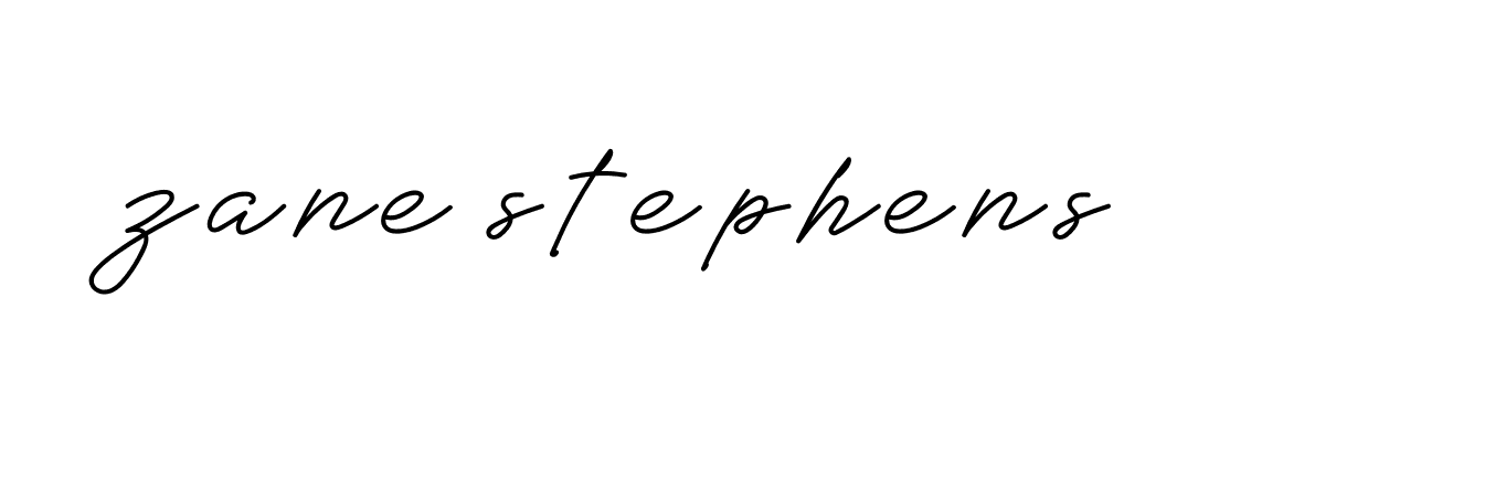 Signature of zane-stephens-