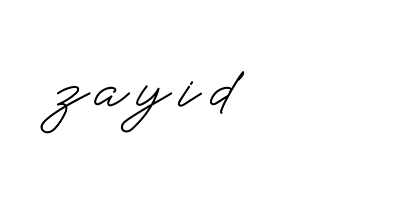 Signature of zayid