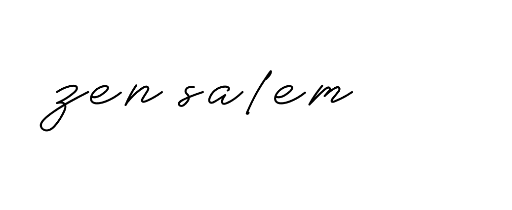 Signature of zen-salem