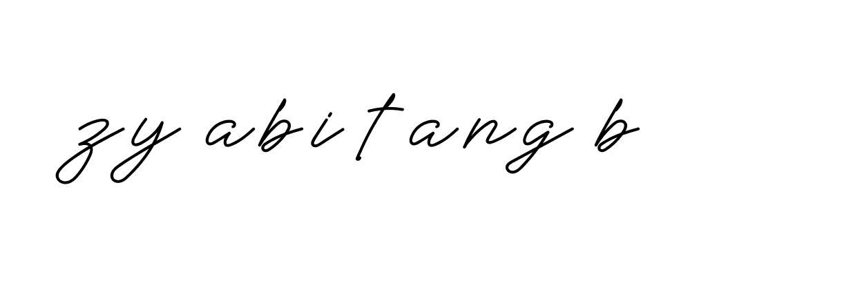 Signature of zy-abitang-b