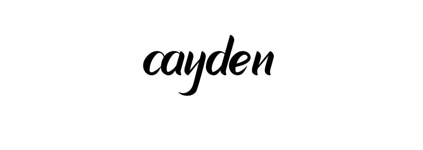 Signature of -----------cayden