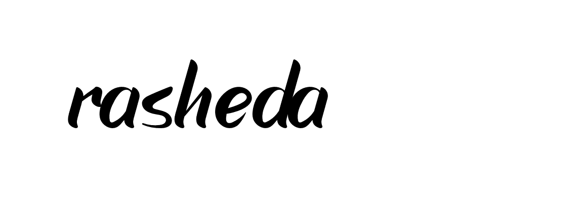 Signature of -rasheda