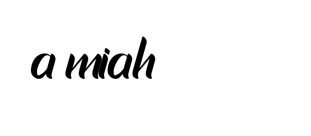 Signature of a-miah