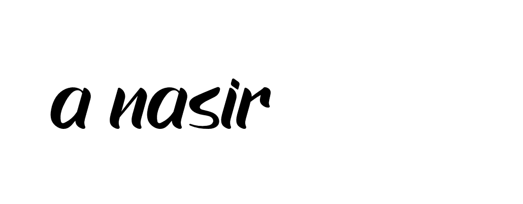 Signature of a-nasir