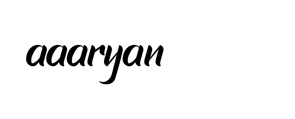 Signature of aaaryan