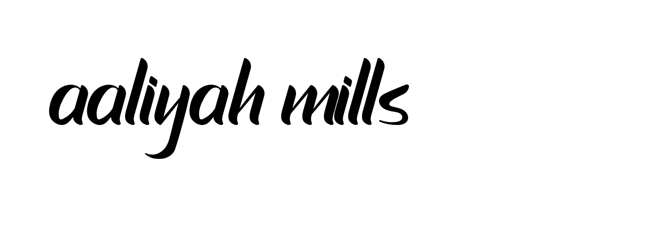 Signature of aaliyah-mills