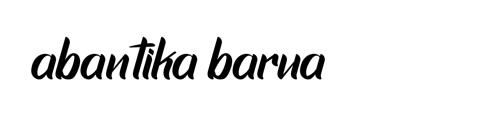 Signature of abantika-barua