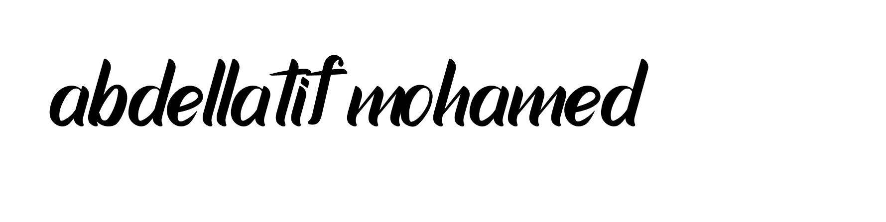 Signature of abdellatif-mohamed