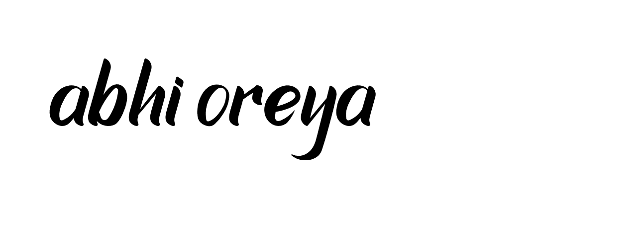 Signature of abhi-oreya-