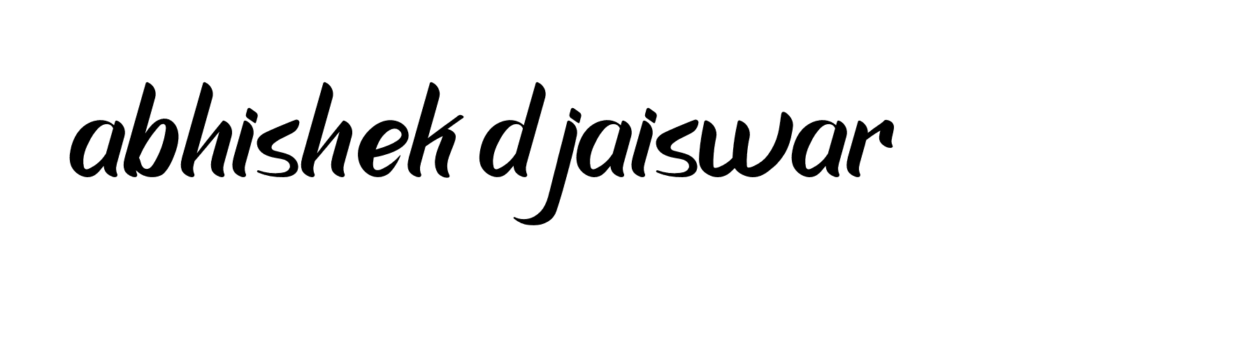 Signature of abhishek-d-jaiswar