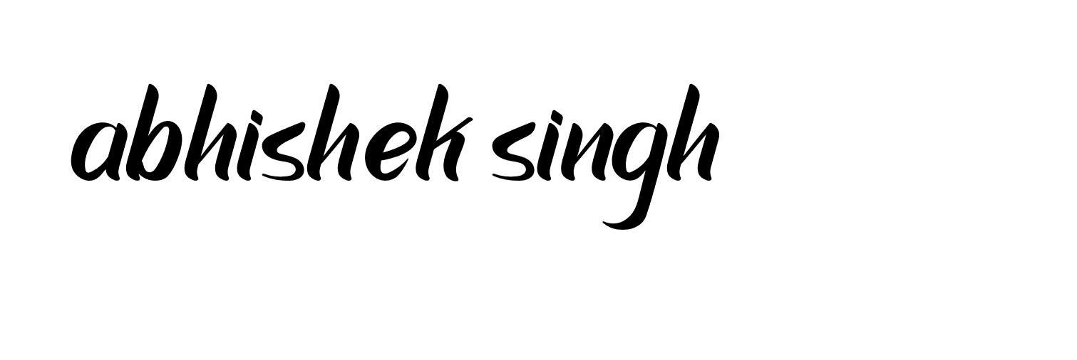 Signature of abhishek-singh