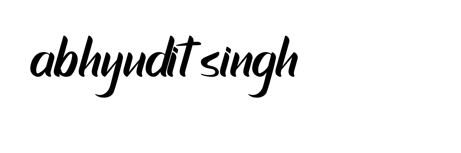 Signature of abhyudit-singh-