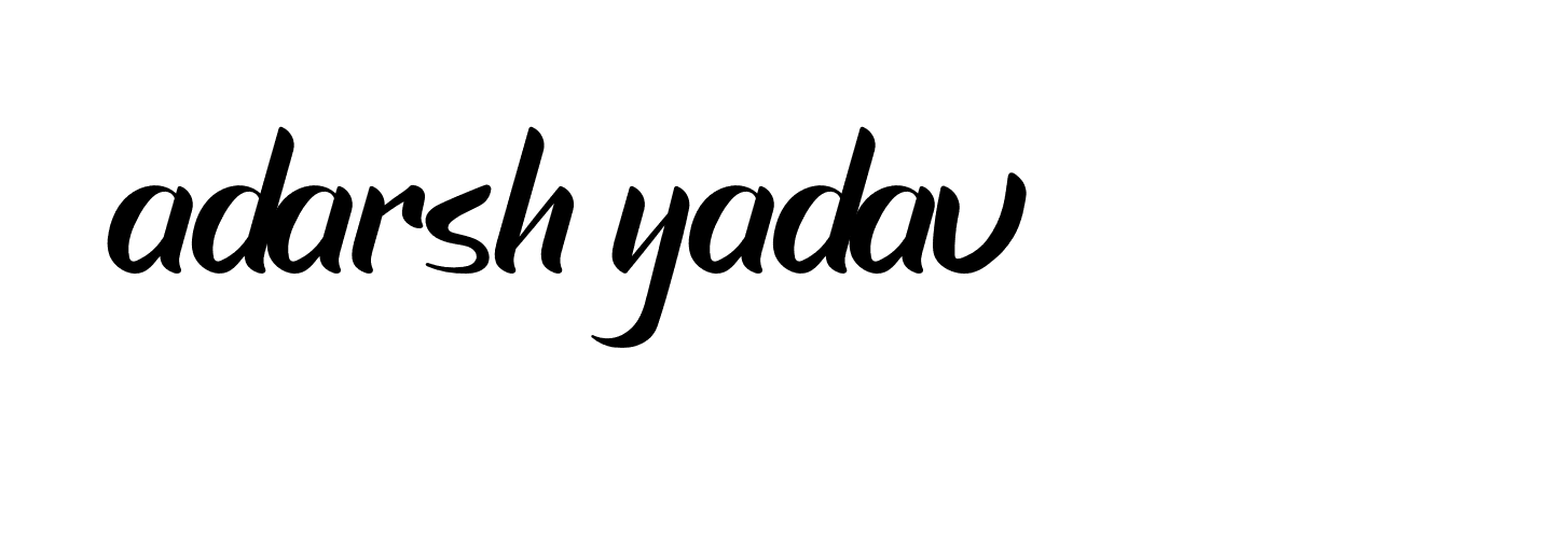 Signature of adarsh-yadav