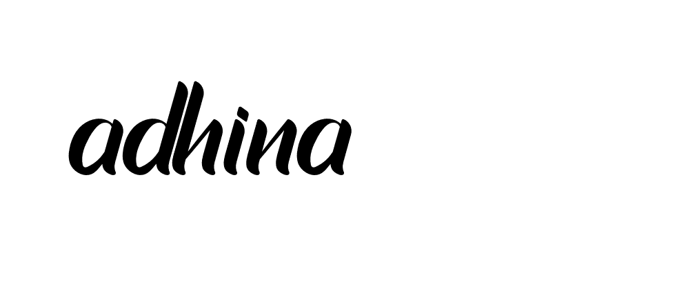 Signature of adhina