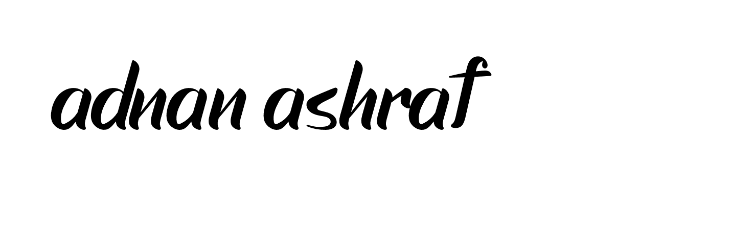 Signature of adnan-ashraf