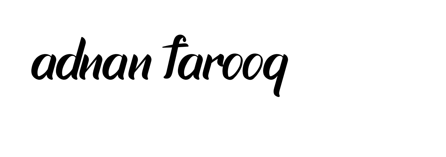 Signature of adnan-farooq