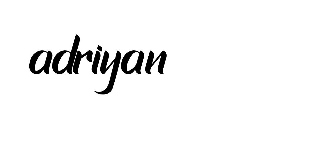 Signature of adriyan