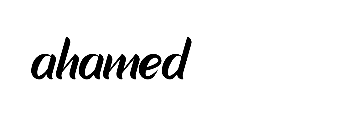 Signature of ahamed