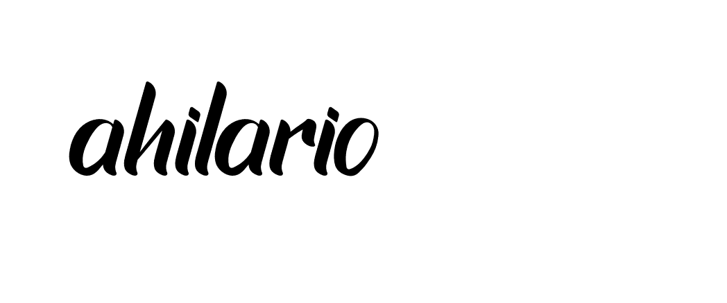 Signature of ahilario