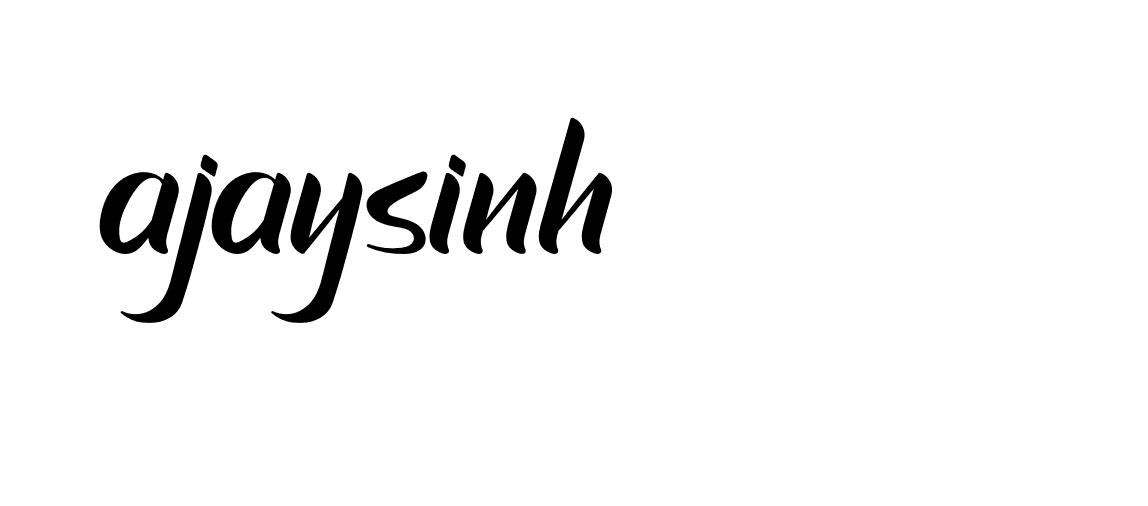 Signature of ajaysinh-