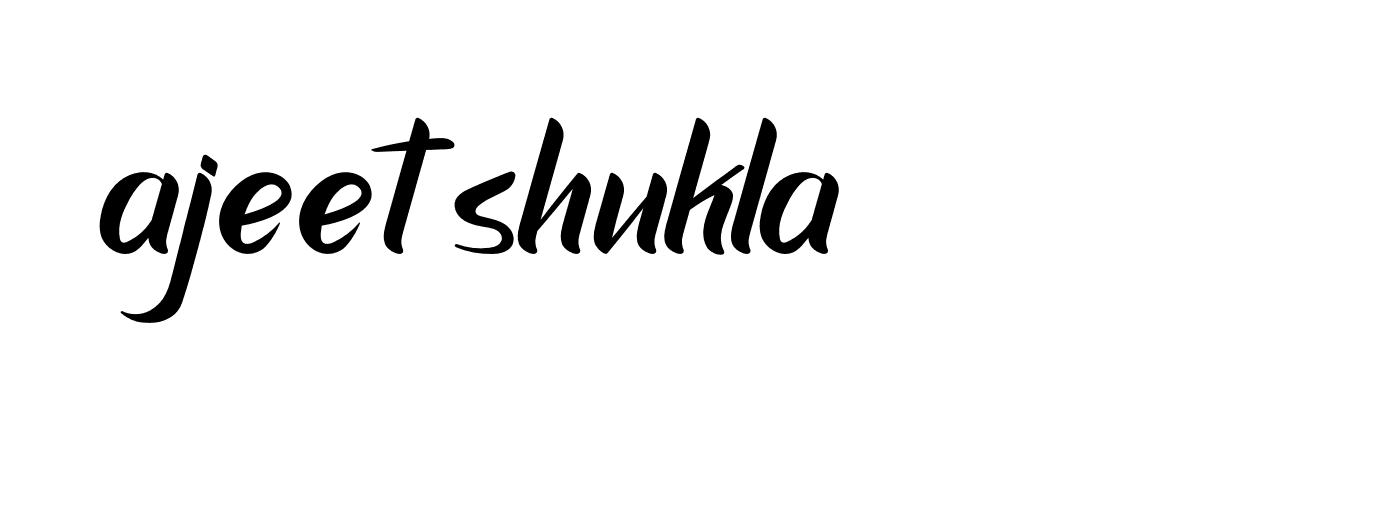 Signature of ajeet-shukla-