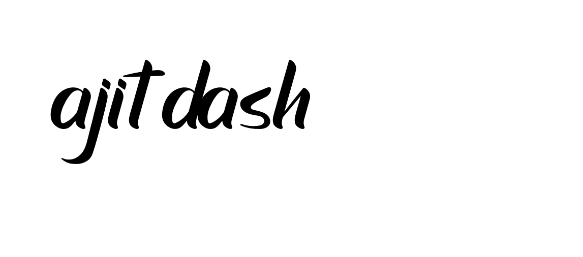 Signature of ajit-dash-