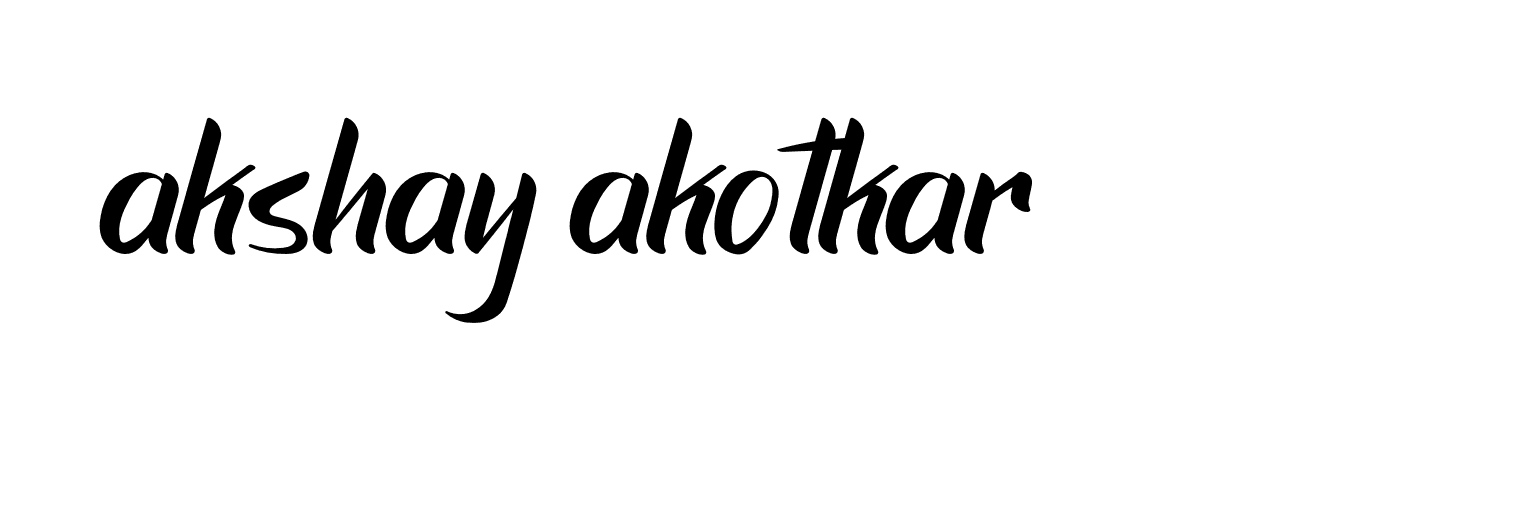 Signature of akshay-akotkar