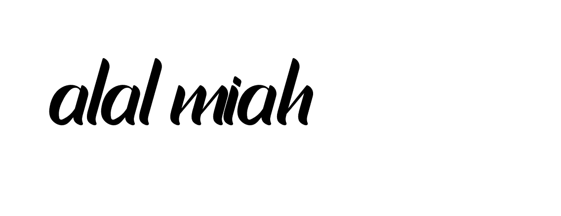 Signature of alal-miah