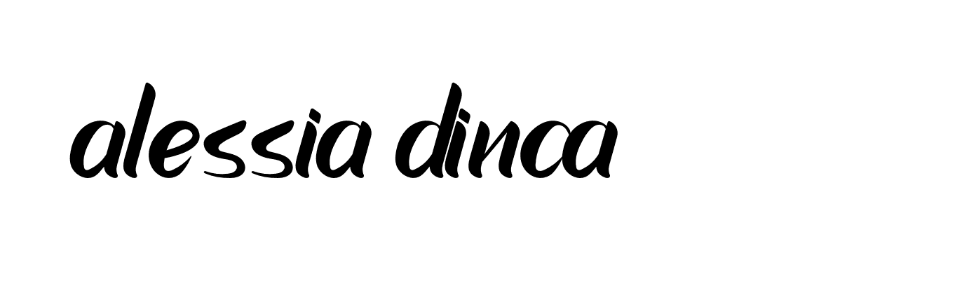 Signature of alessia-dinca