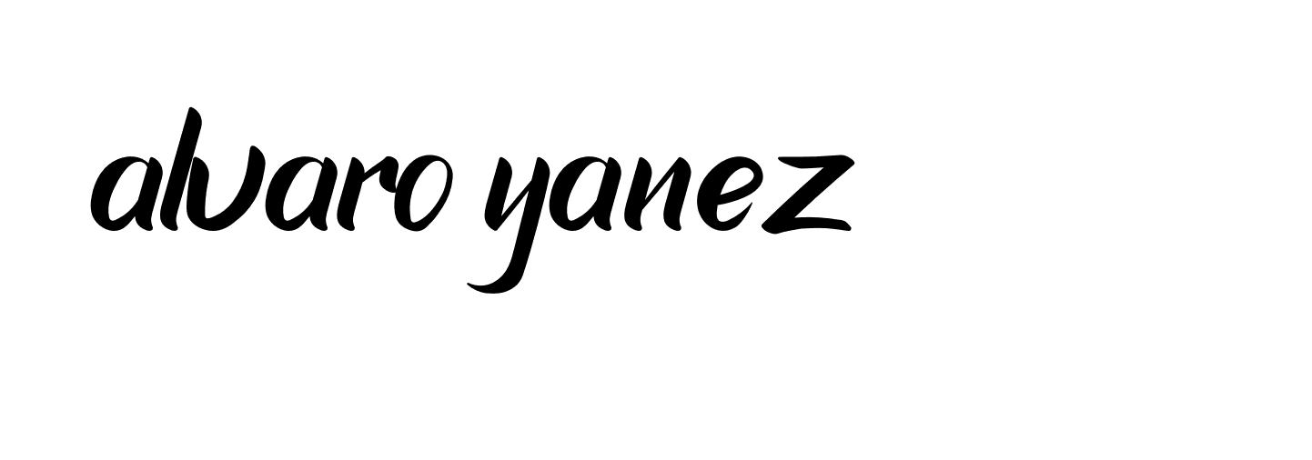 Signature of alvaro-yanez