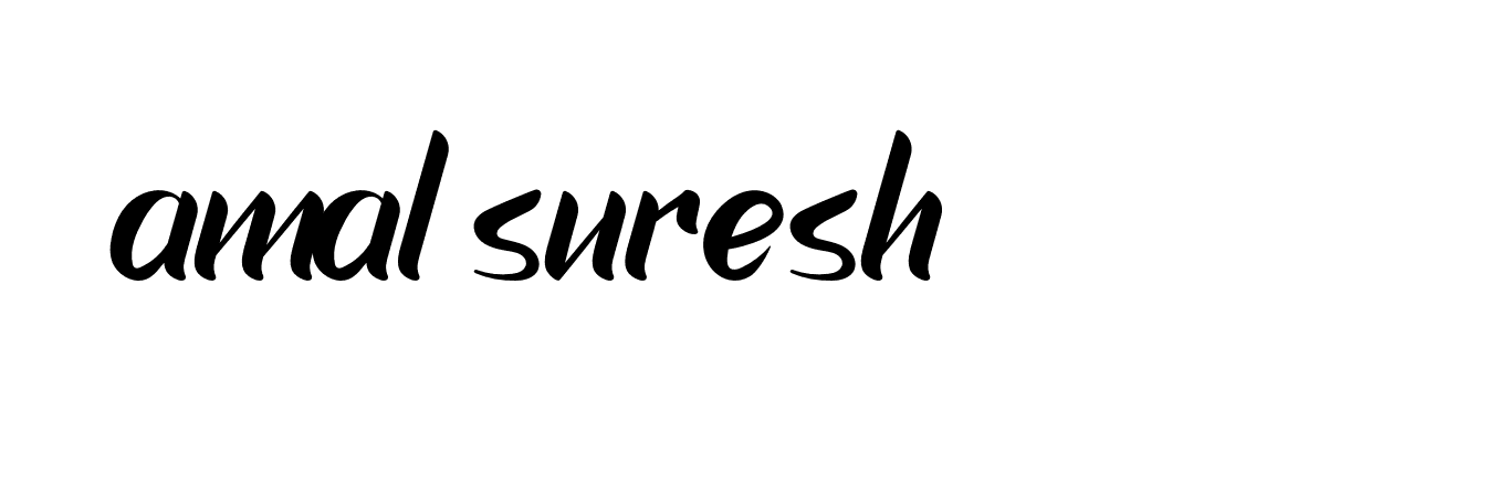 Signature of amal-suresh