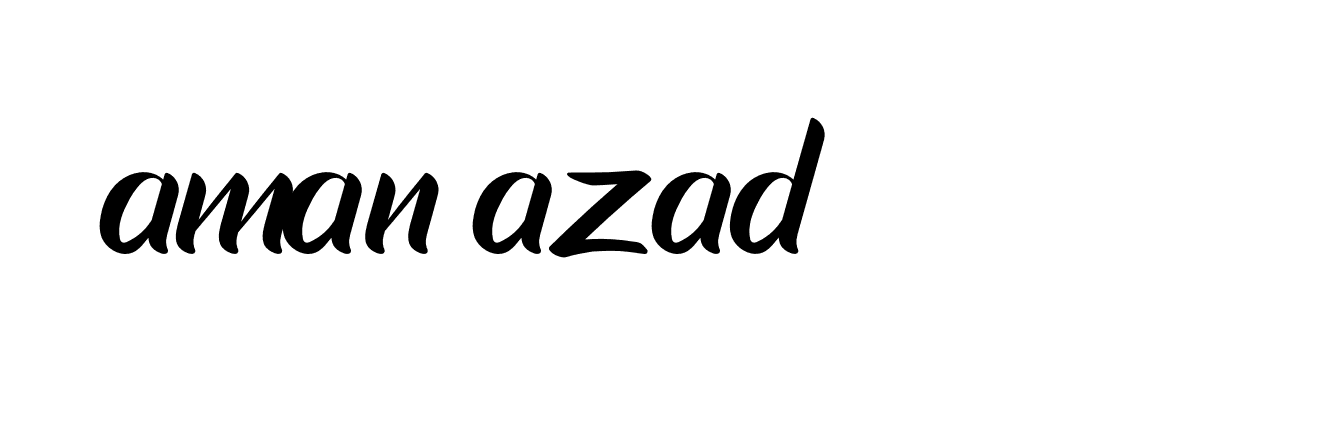 Signature of aman-azad-