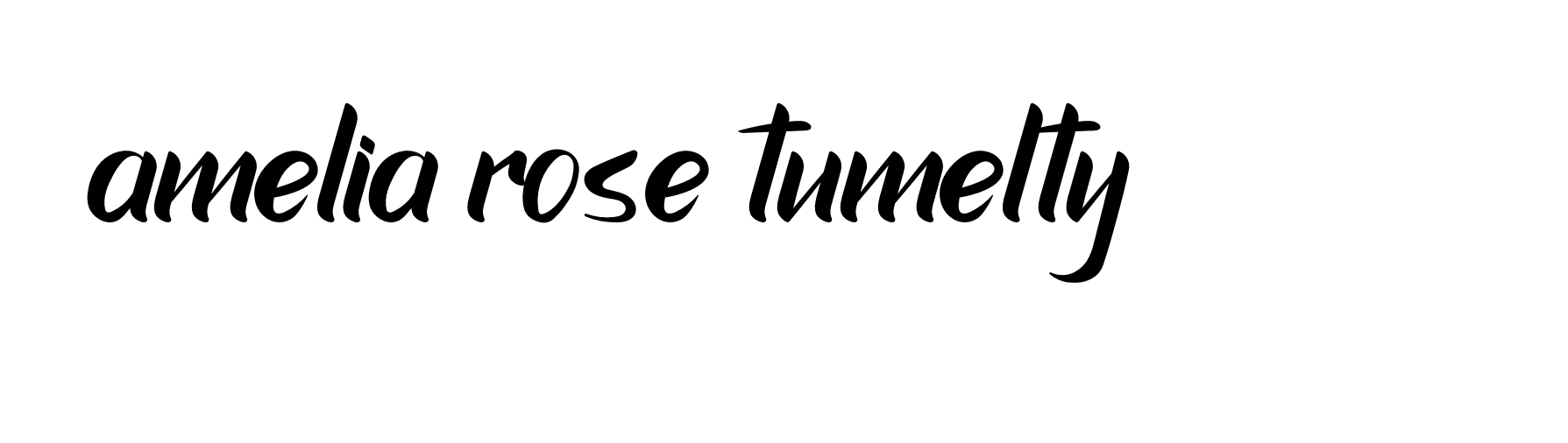 Signature of amelia-rose-tumelty