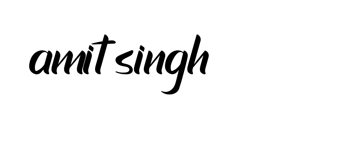 Signature of amit-singh