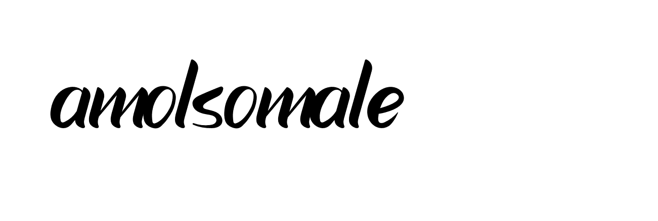 Signature of amolsomale