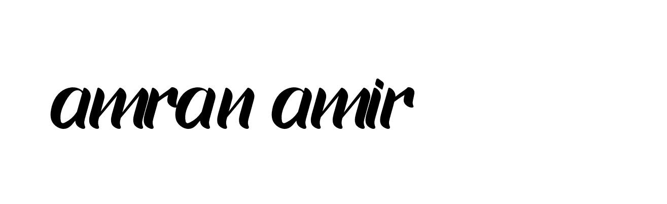 Signature of amran-amir