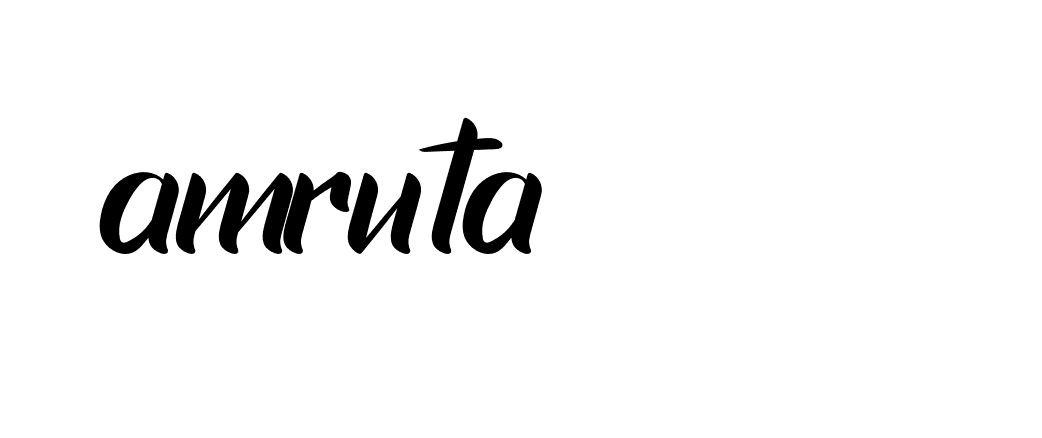 Signature of amruta