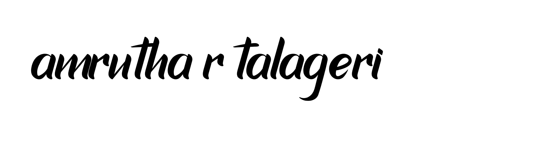 Signature of amrutha-r-talageri-