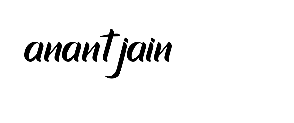 Signature of anant-jain