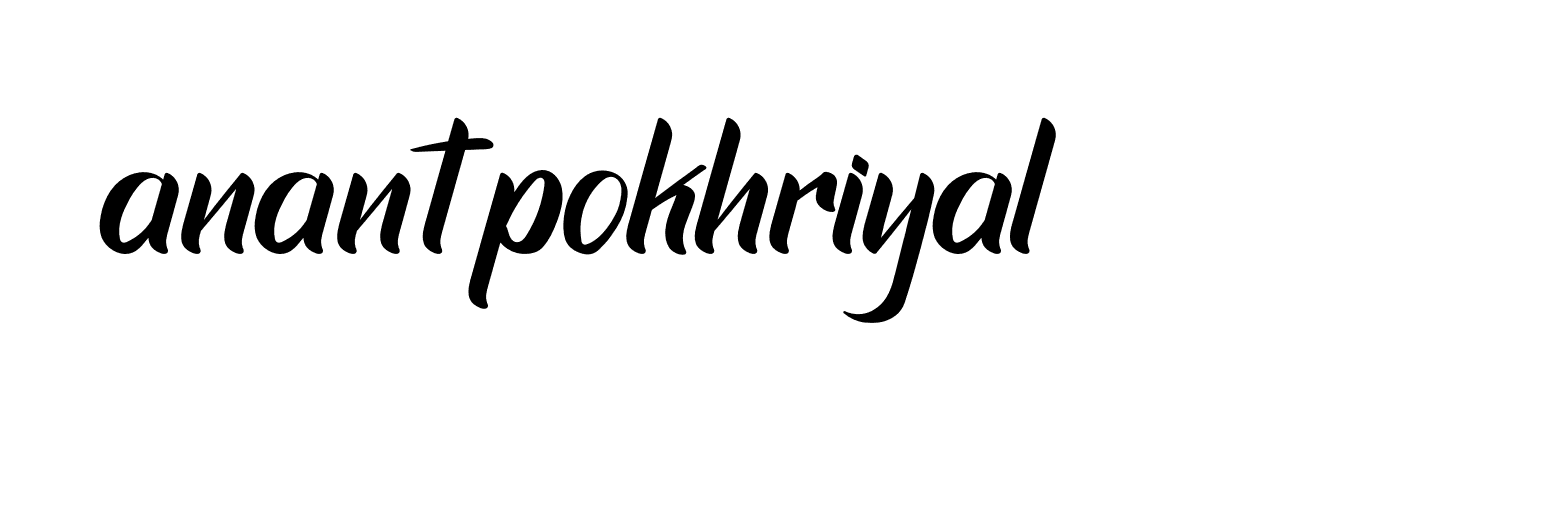 Signature of anant-pokhriyal