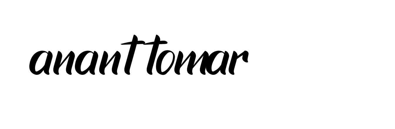 Signature of anant-tomar