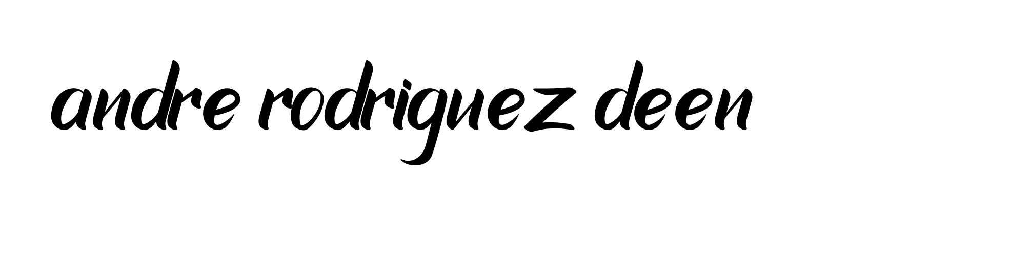 Signature of andre-rodriguez-deen