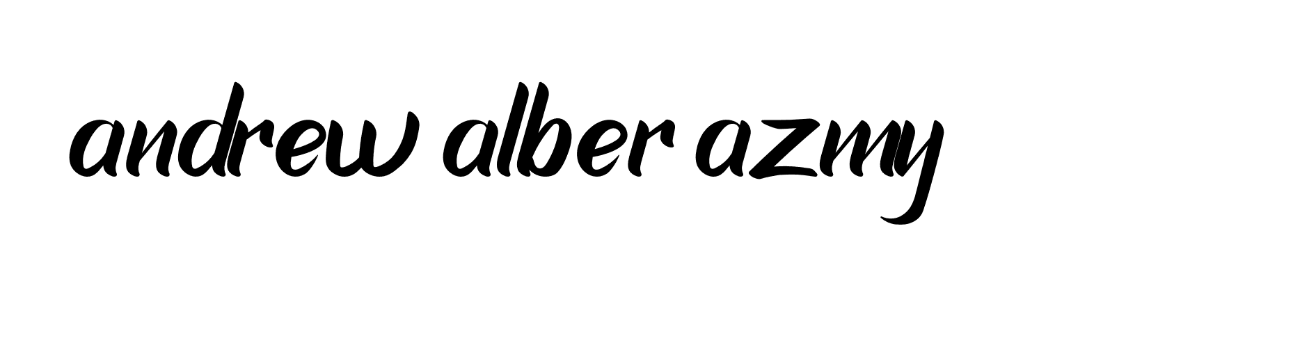 Signature of andrew-alber-azmy