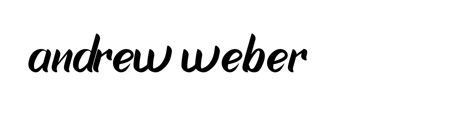 Signature of andrew-weber