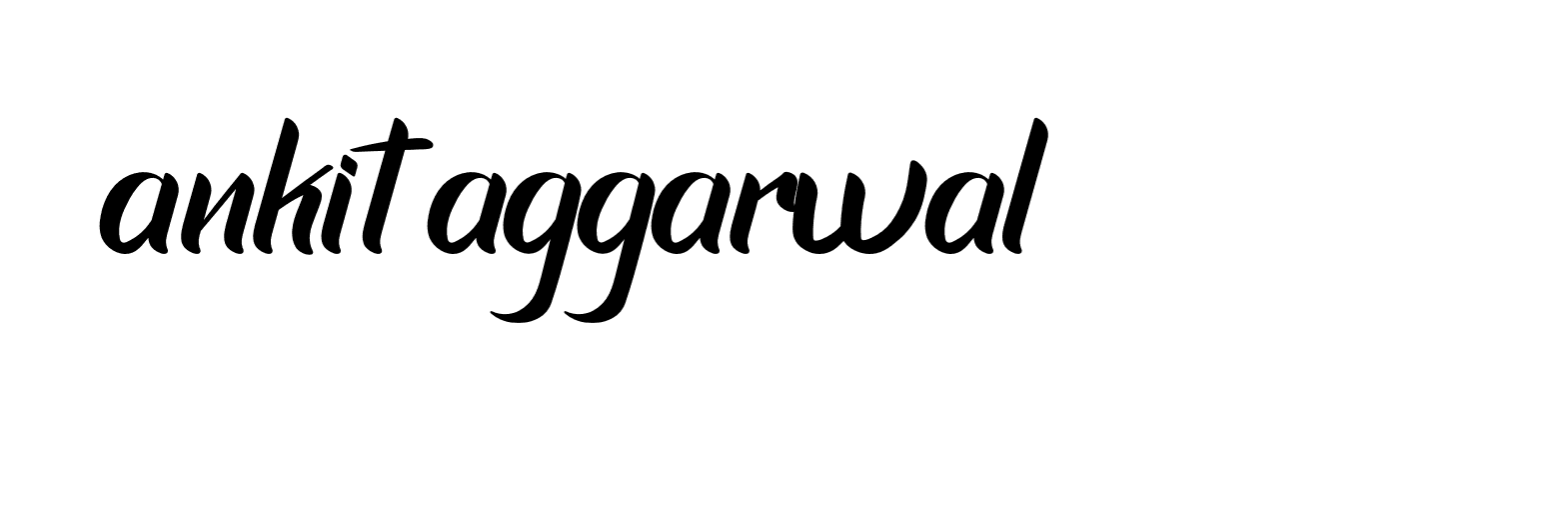 Signature of ankit-aggarwal-