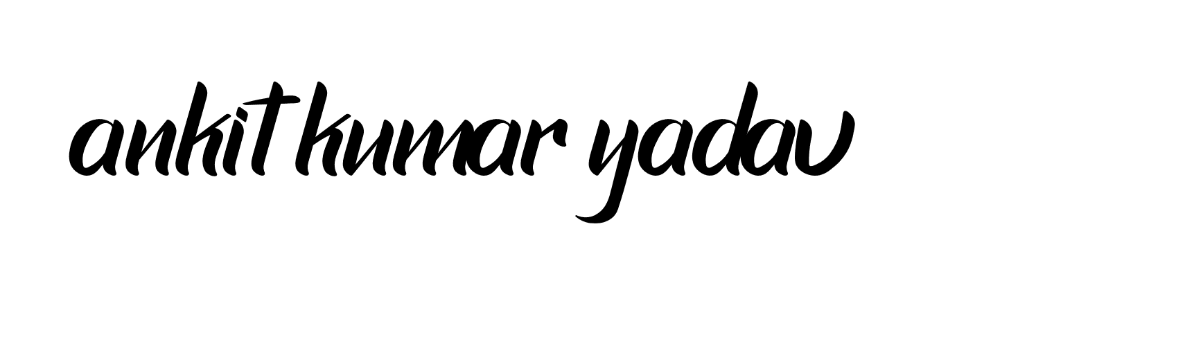 Signature of ankit-kumar-yadav