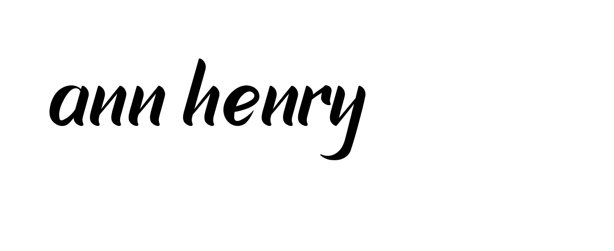 Signature of ann-henry