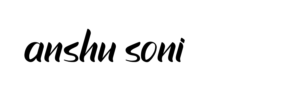 Signature of anshu-soni